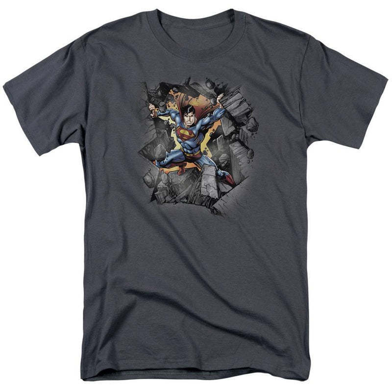 European and American style retro Superman Superman hero cartoon classic anime men's T-shirt