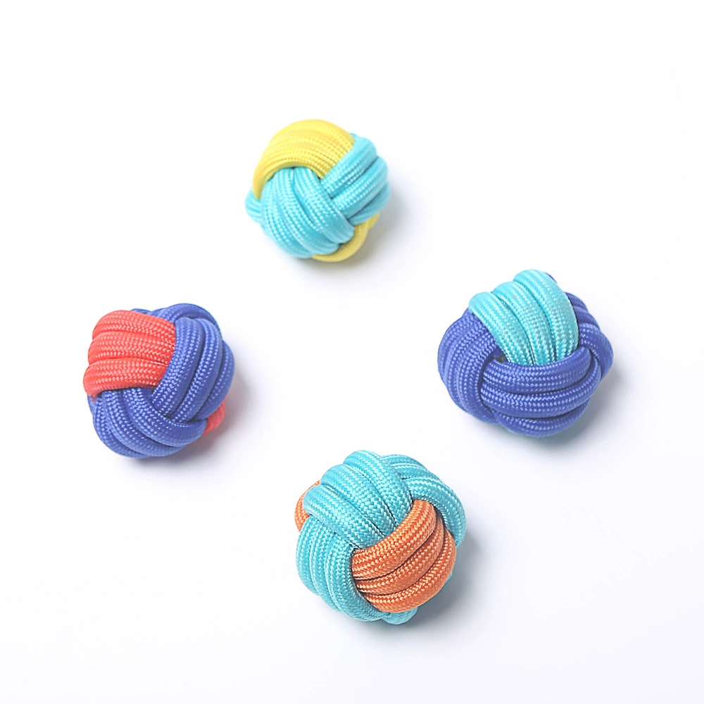 В наличии Amazon New Pet Prolen Веревка Ручка Игрушка Собака Молярный Устойчивый к укусам Игрушечный мяч