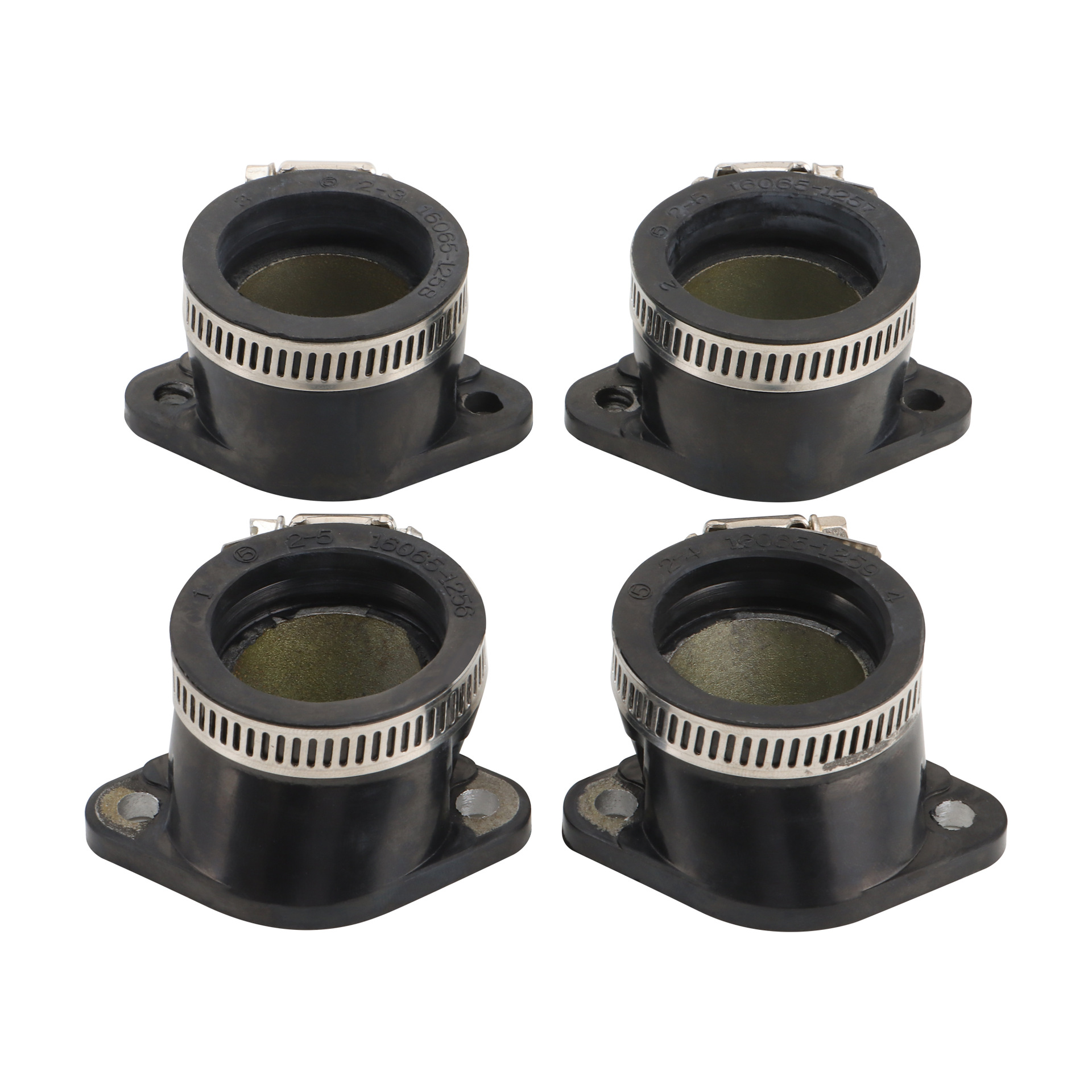 4 Pcs Intake Manifold Boot Joint Set for Kawasaki Z750 GT750 ZR750 Zephyr