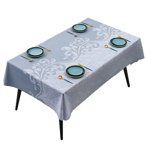 Benzhihuayuanyuan tablecloth wholesale cross-border American waterproof and oil-proof rectangular tablecloth ins style coffee table cloth
