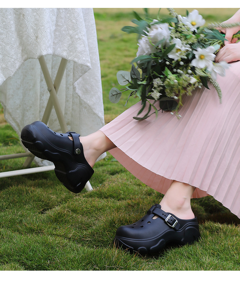 Kevät 2024 Uudet paksupohjaiset naisten paksut kesäiset päällysvaatteet, joissa on lisääntynyt EVA-liukuesteisten sandaalien ja tohveleiden tukkumyynti_voghion.com