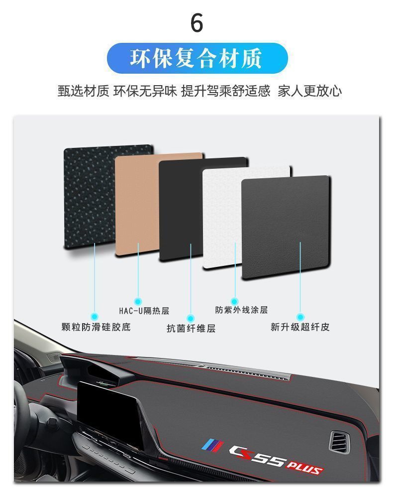 Suitable for 24 Galaxy E5 car dashboard sunscreen mat shading mat shading mat dust mat leather decorative heat insulation