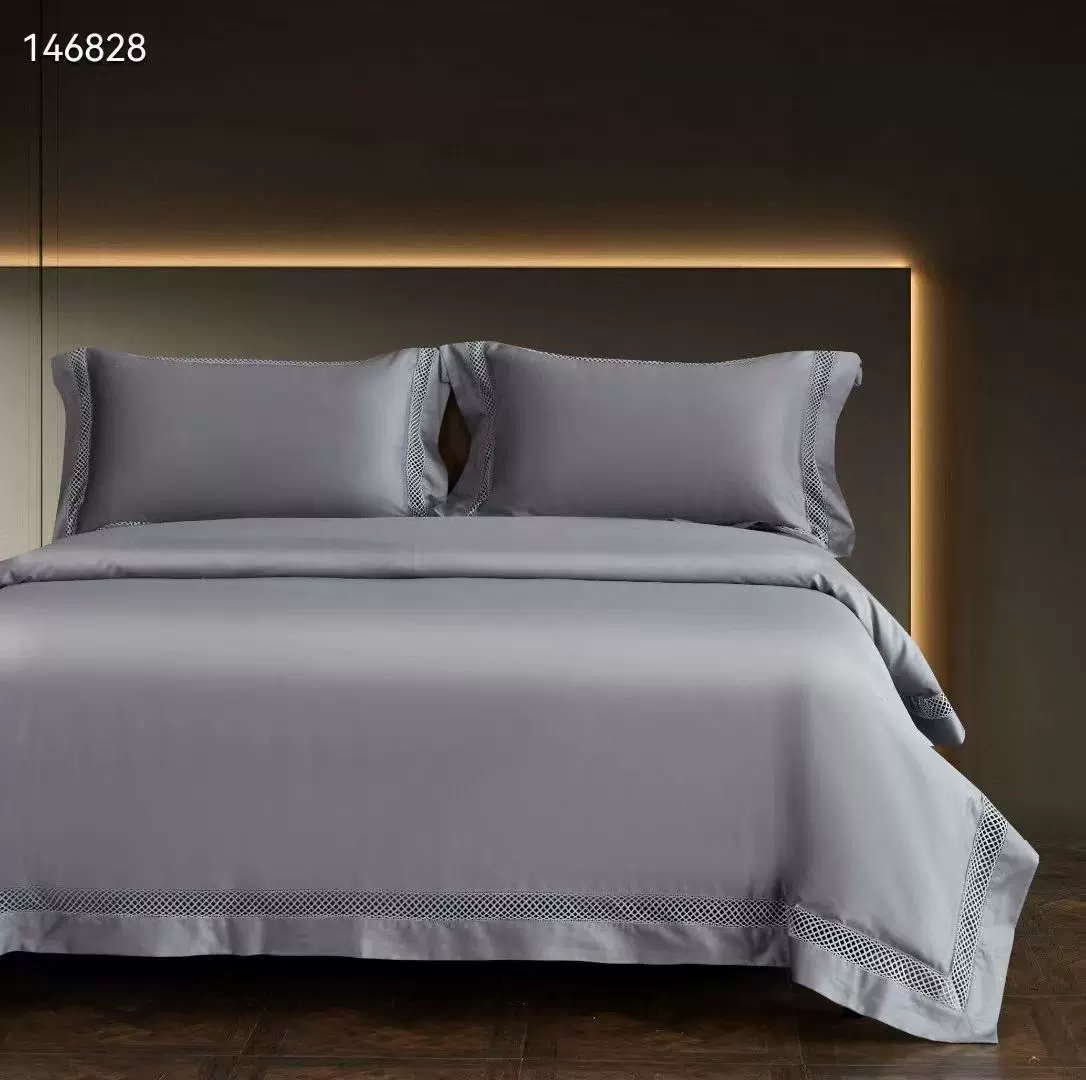 意大利FRETTE芙蕾高奢100支长绒棉镂空手感柔软丝滑四件套原单发