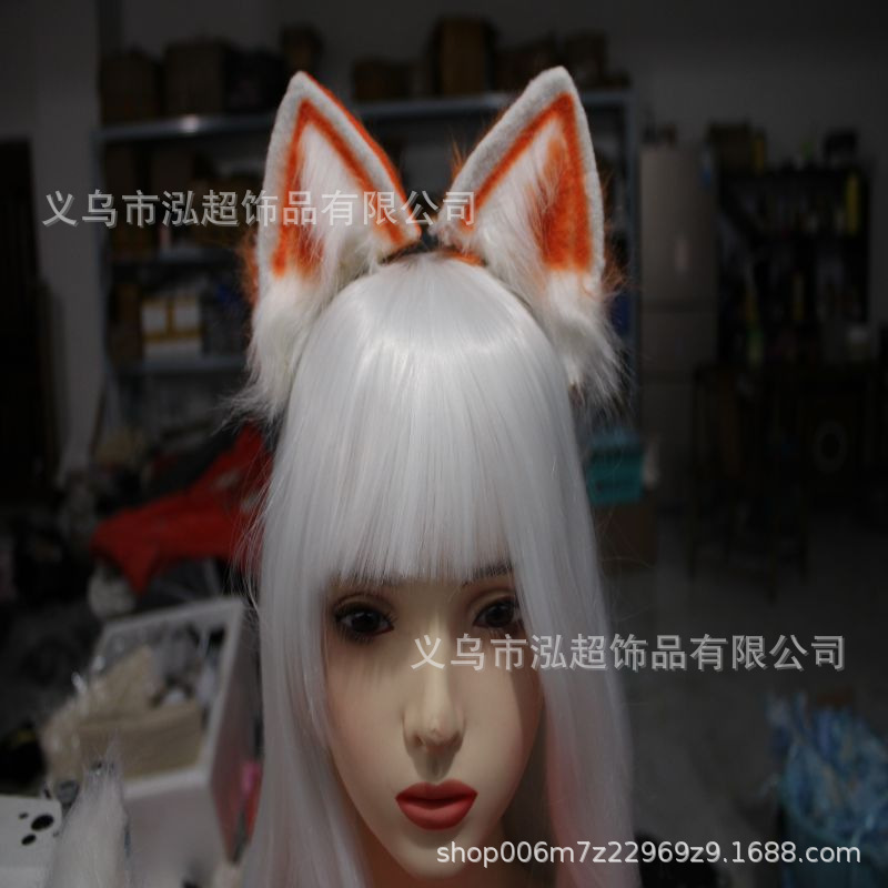獣耳カチューシャシミュレーション猫耳lolitaしっぽlo娘動物耳ロリータ獣耳|undefined
