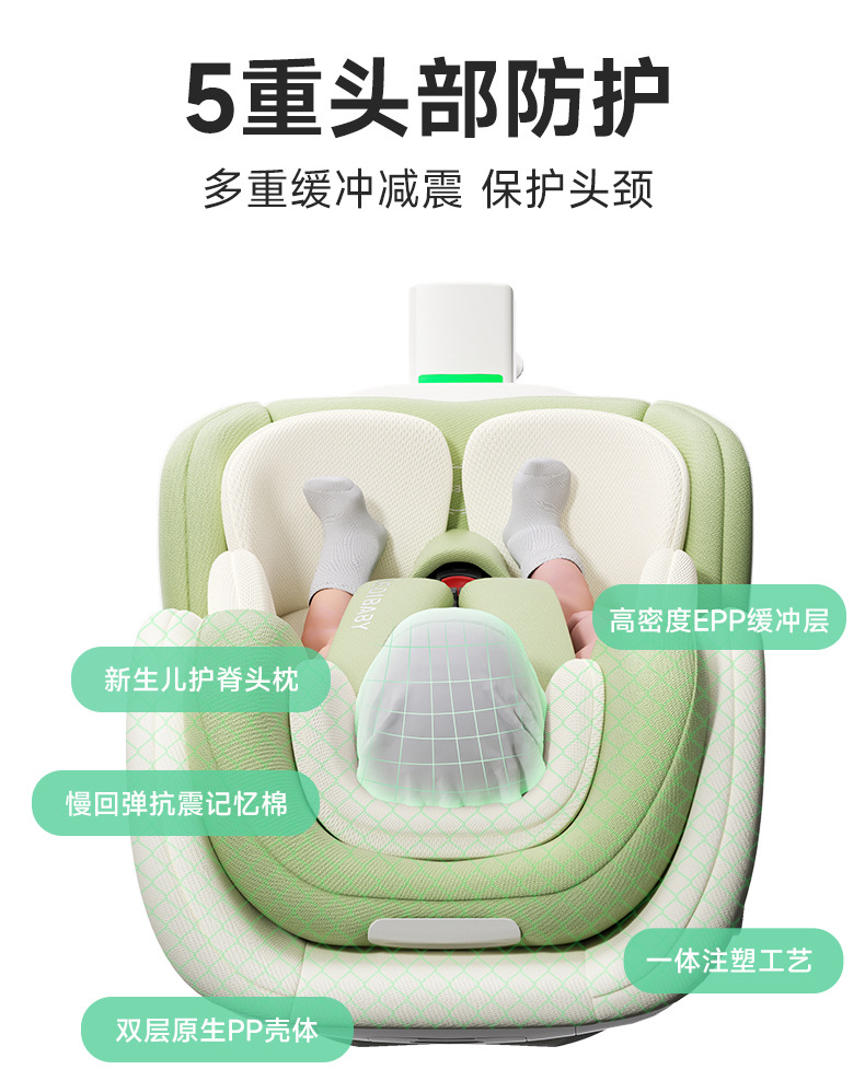Leti Baby Space Capsule Pro+ Kids Safety Seat Baby Car for 0-12 Years Old