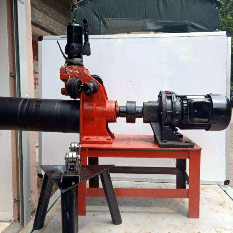 SY325电动液压压槽机 镀锌管自动滚槽切管机 消防管道沟槽机