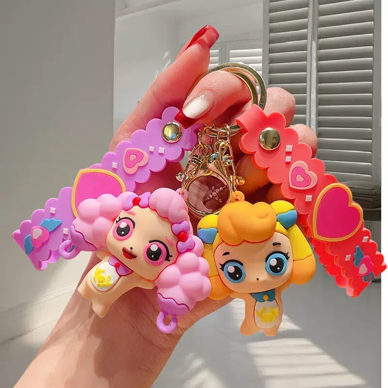 Cartoon New Style Wonderful Cute Keychain Pendant Rainbow Cute Student Backpack Doll Pendant Key Chain Gift