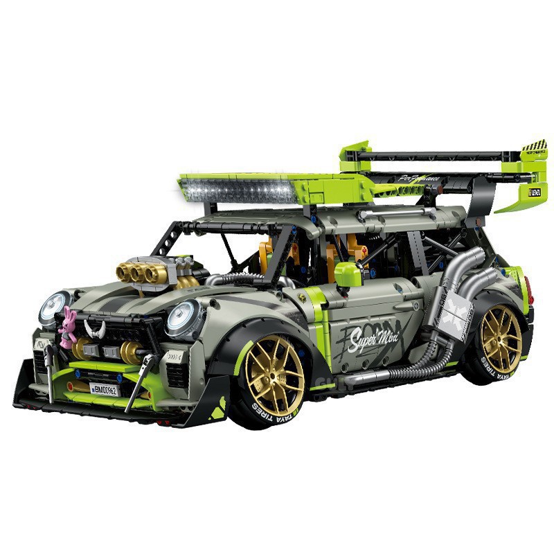 Guli10613 Bugatti Super Run series de automóviles deportivos de alta dificultad de ensamblaje de juguetes de ladrillos regalo para niños