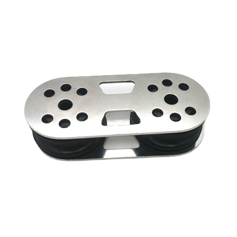 Stainless steel nylon double pulley fixed pulley hoisting accessories pulley sunshade sail pulley