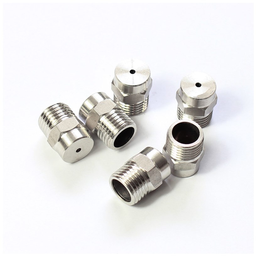 2分工地洗车机喷头 12mm平头洗轮机喷头 直线喷嘴 工程洗轮机平头