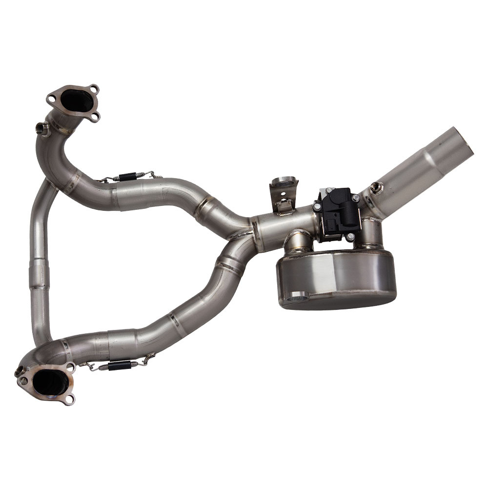 Suitable for Motorcycle and Motorcycle Exhaust Modification R1300 Gs/Adv Titanium Alloy Return Exhaust Front Section 60mm