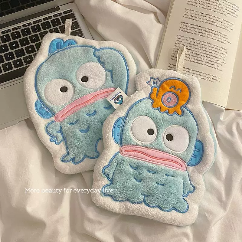 Cute cartoon handkerchief for home use, quick dry towel, increased thickness, water absorbent