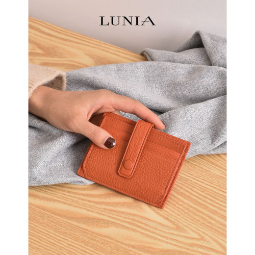 Large capacity ultra-thin women's Korean multi-card slot card holder, stylish and compact, suitable for short women.