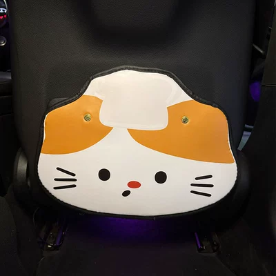 Chef Kitten Anti-Kick Pad Universal Rear Seat Back Anti-Dirty Protective Pad Car Rear Seat Protective Pad Anti-Wear Pad (Chair back anti-kick pad) - chef-kitten-short-anti-kick-pad-1-piece
