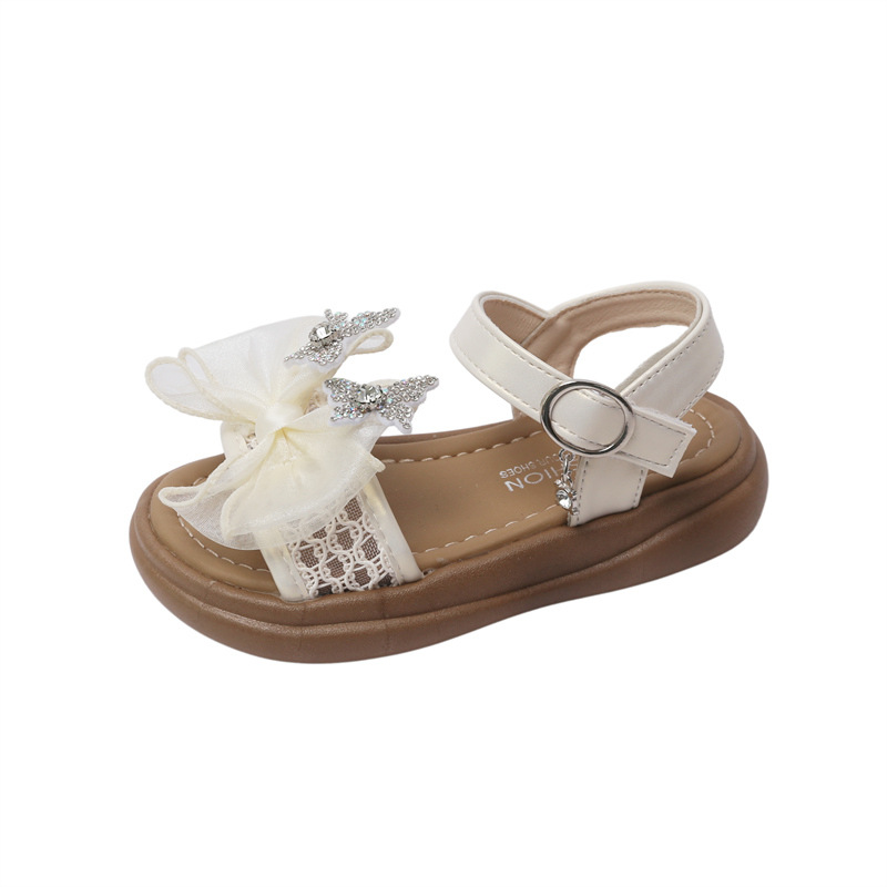 Zapatos de princesa de arco para niños verano 2026 nuevo estilo de moda para niñas zapatos de playa versátiles zapatos de mariposa para niños zapatos Lefour image 6