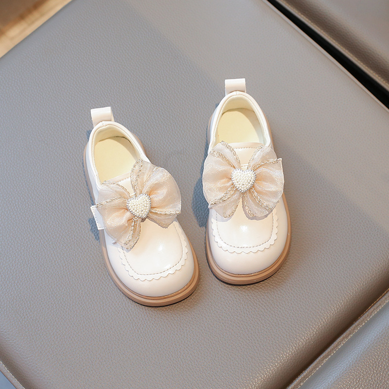 Niñas Lolita zapatos de cuero de primavera y otoño 2025 nuevos zapatos de suela suave para niños grandes y medianos zapatos de princesa dulce estilo británico image 3