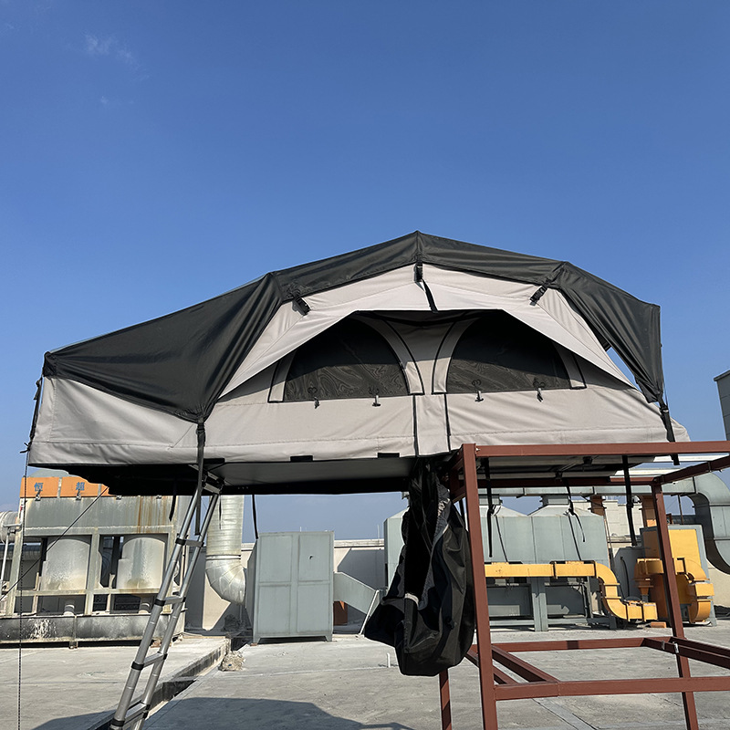 Soft-Top Car Roof Tent with Backrest, One-Touch Storage and Folding, Car-Mounted Camping Gear, Outdoor Rain-Proof Camping Essential