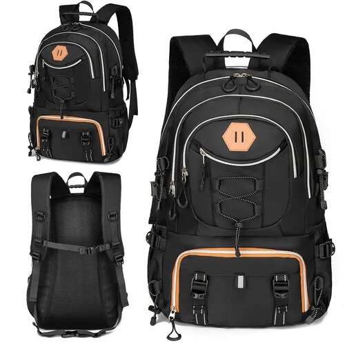Double-shoulder bag men's outdoor travel backpack large capacity hiking bag travel bag computer bag luggage bag women's backpack