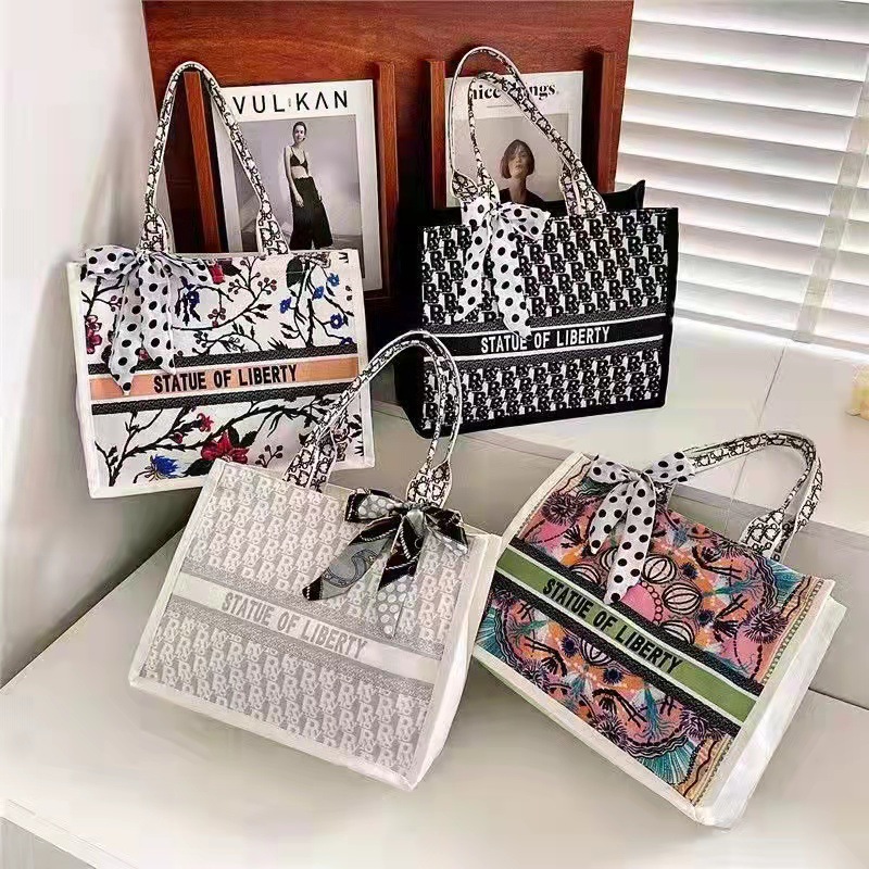 Moda bolsa de lona bolsa de hombro de gran capacidad de las mujeres casual nueva moda bolsa de compras estudiante mochila Portátil Bolsa de maquillaje