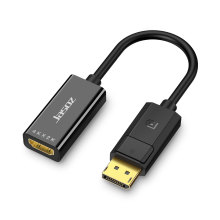 捷森dp转hdmi线转接器4k高清连接电脑显示器屏笔记本显卡接口外接