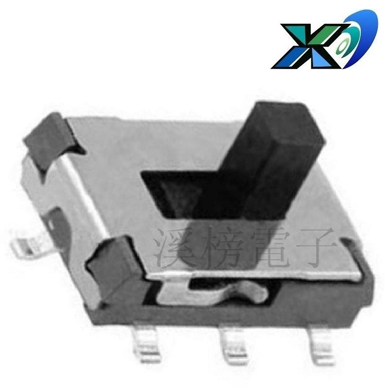 2段拨动开关贴片式  照明电器滑动开关2档   小型拨码开关2位