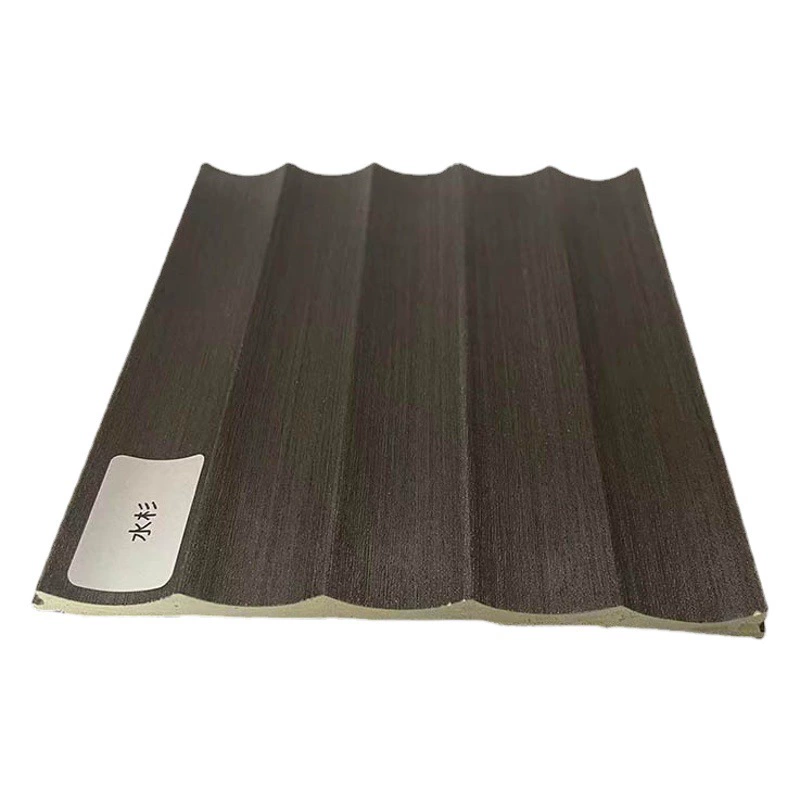 WPC бамбука древесного волокна сад доска юбка стены доска моделирование доска бамбук деревянная твердая волна доска оптом