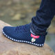 Summer Mesh Shoes Men's Breathable Deodorant Sports Casual Shoes Men's Light Soft Sole Non-Slip Old Beijing Cloth Shoes for Men