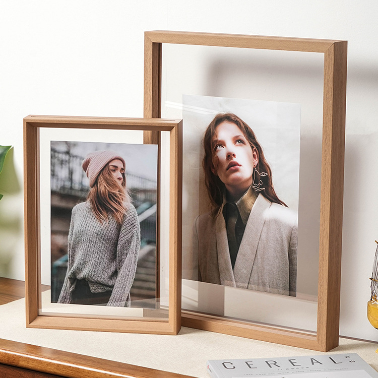 double-sided photo frame