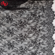 新款锦纶睫毛蕾丝面料三米幅宽剪线大波浪花边女装裙子睡衣花边