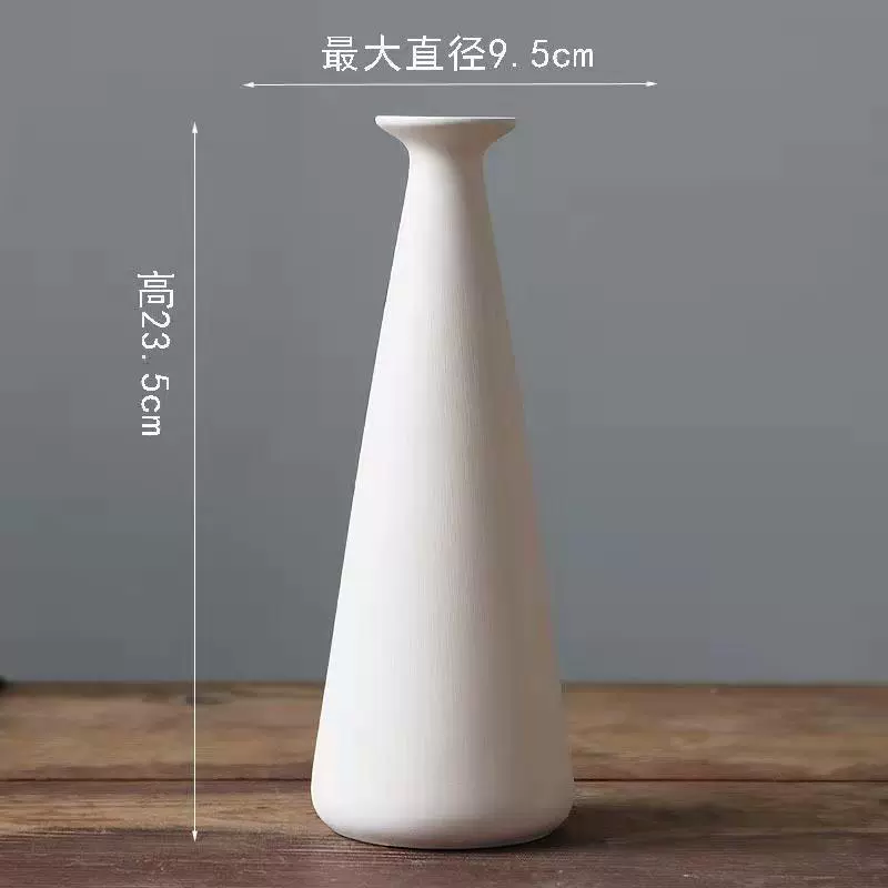 Керамическая ваза, минималистичный скандинавский заготовка для DIY — декор дома и свадебный реквизит, 0,25 кг