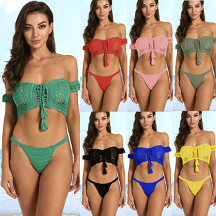 �F؛ �W�� �羳 �ֹ� �h� ����ѝ �Ȼ��� ���b Crochet Bikini