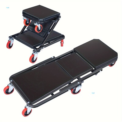 Creeper 36 дюймов 2 в 1 Z с сиденьем Creeper, грузоподъемность 330 фунтов, трансграничная