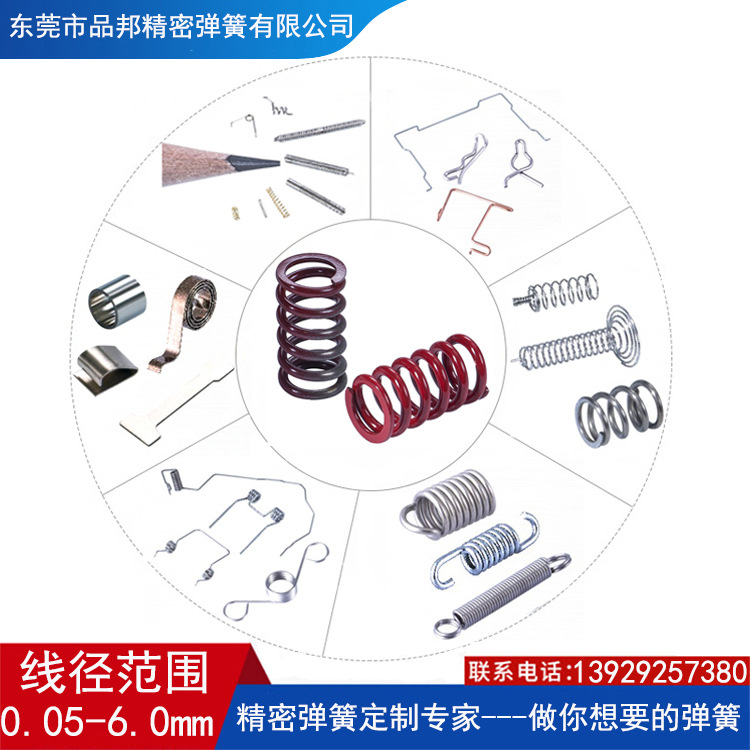 压缩弹簧强压力不锈钢304五金大线径汽车医疗电泳耐疲劳大弹簧