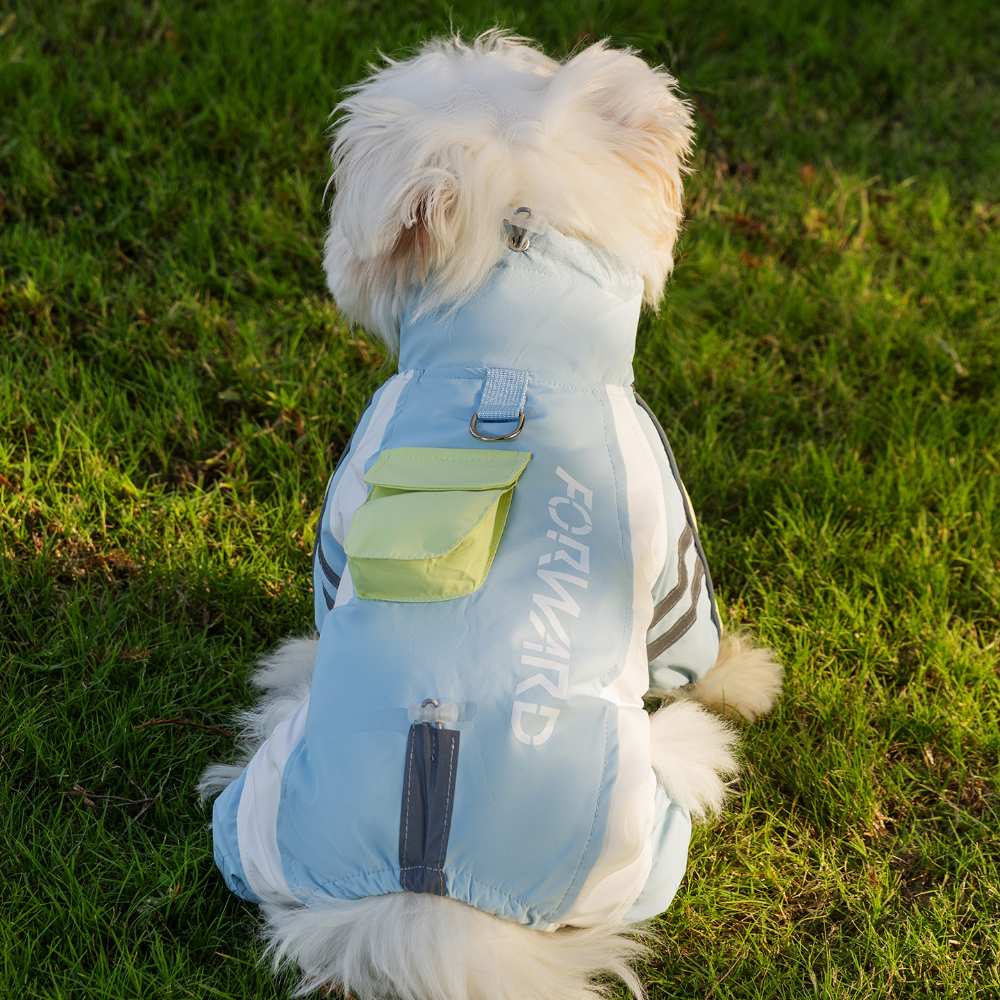 Otoño y invierno nuevo explorador tres cuatro patas de asalto abrigo de algodón caliente perros pequeños y medianos perros gatos que ropa de oso image 7