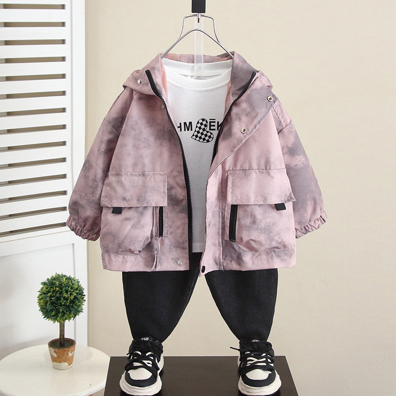 6301 Chaqueta de herramientas de moda hermosa de moda de moda de otoño para niños de moda de otoño de moda de otoño de bebé de nuevo estilo de primavera y otoño