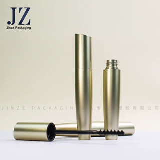 厂家定制 圆形 斜盖 睫毛管 碎发整理器 9.5ml 塑料 空管 包材