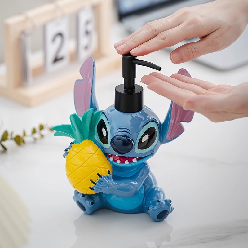 正版星际宝贝史迪奇陶瓷沐浴瓶分装瓶分装瓶史迪仔卡通乳液瓶