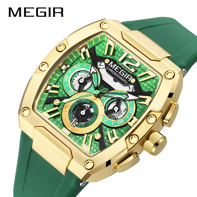 2023 New MEGIR Fashion Sports Men's Watch Cross-border Explosion Amazon Waterproof Luminous Watch 8112