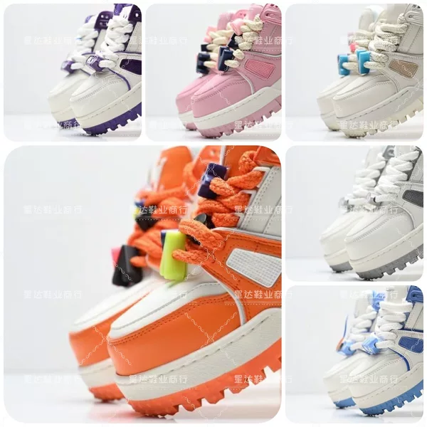 Putian high-quality replica LV Trainer Maxi Little Fat Ding limited edition co-branded LV shoes, men's and women's casual sneakers