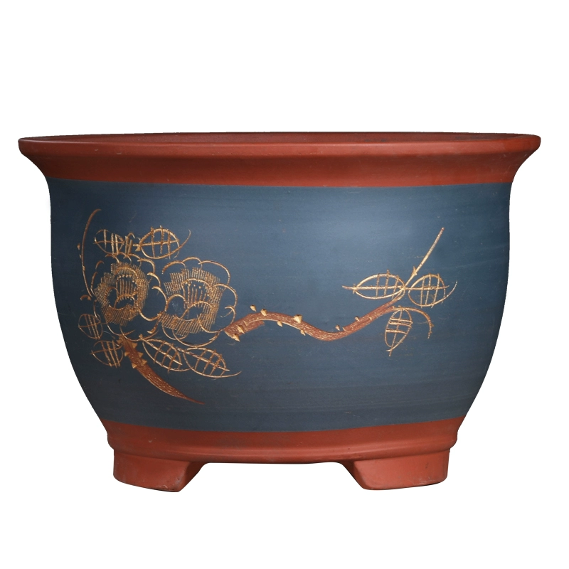 Extra large flowerpot, ceramic big high boots