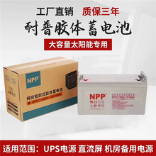 太阳能蓄电池NPG100-12 100AH/200AH 胶体12V电池 耐普SEHEY电池