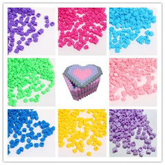 鑽石積木小顆粒0.8cm兼容樂高散裝顆粒自由拼搭積木益智玩具批發