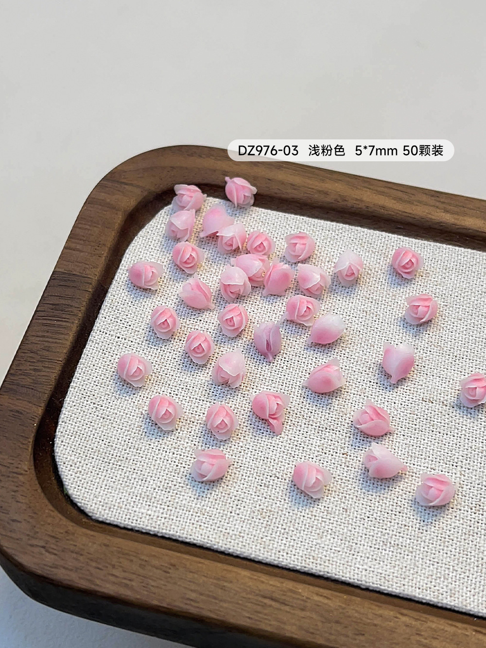 라이트 핑크 튤립 5*7mm