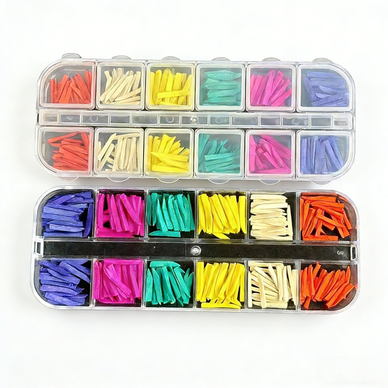 Foreign Trade Products Wooden Wedges, Wedges, Wood Wedges, 240 Pieces Gap Wedges, Multi-Color, Dental and Oral Consumables