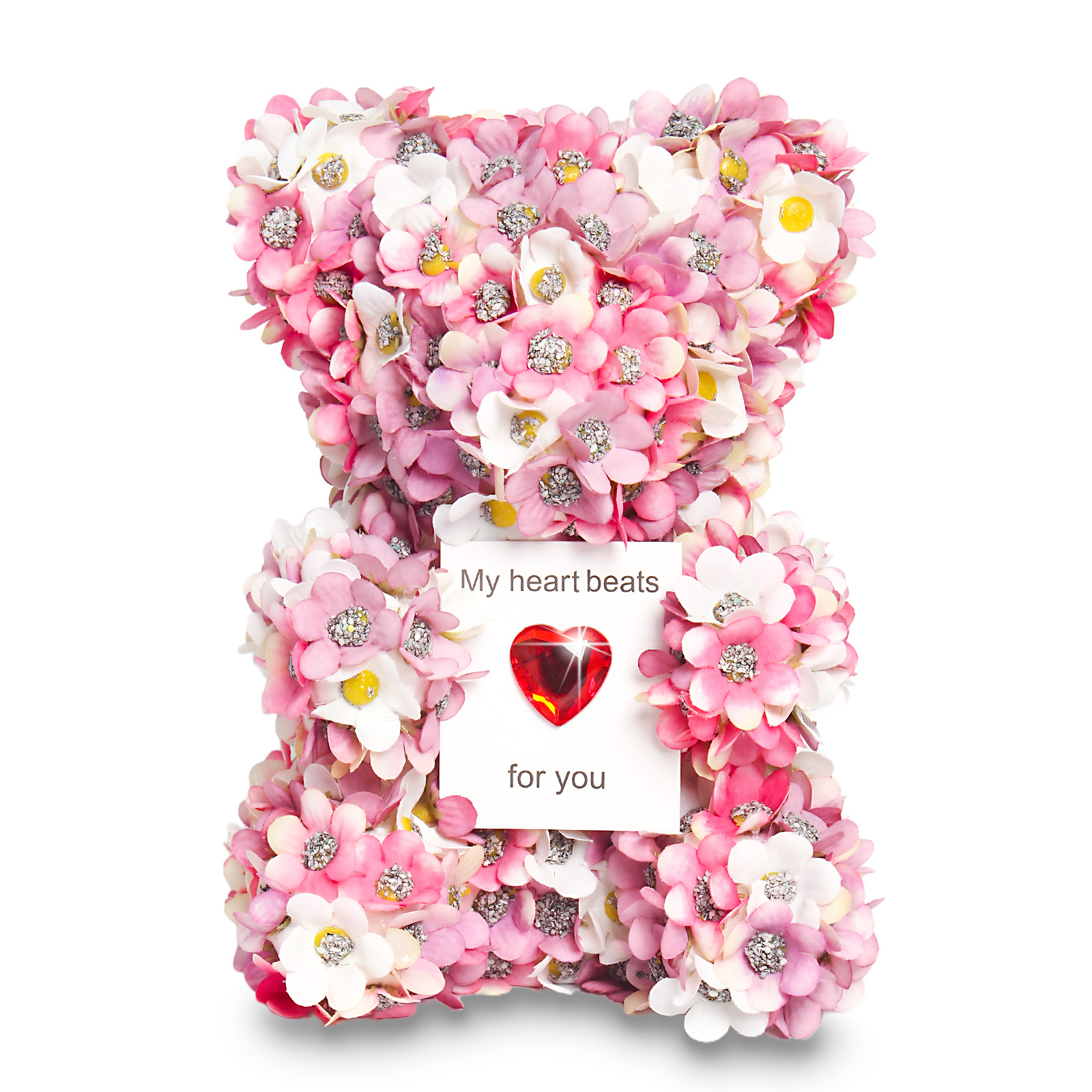 valentines-day-artificial-rose-bear-handmade