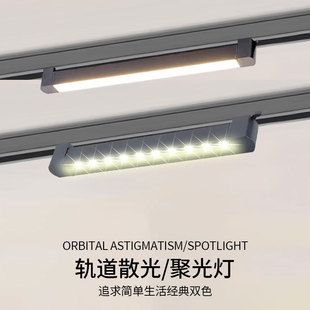 25 shops 180 angle adjustment exhibition hall commercial track floodlight grille light strip spotlight astigmatism led light