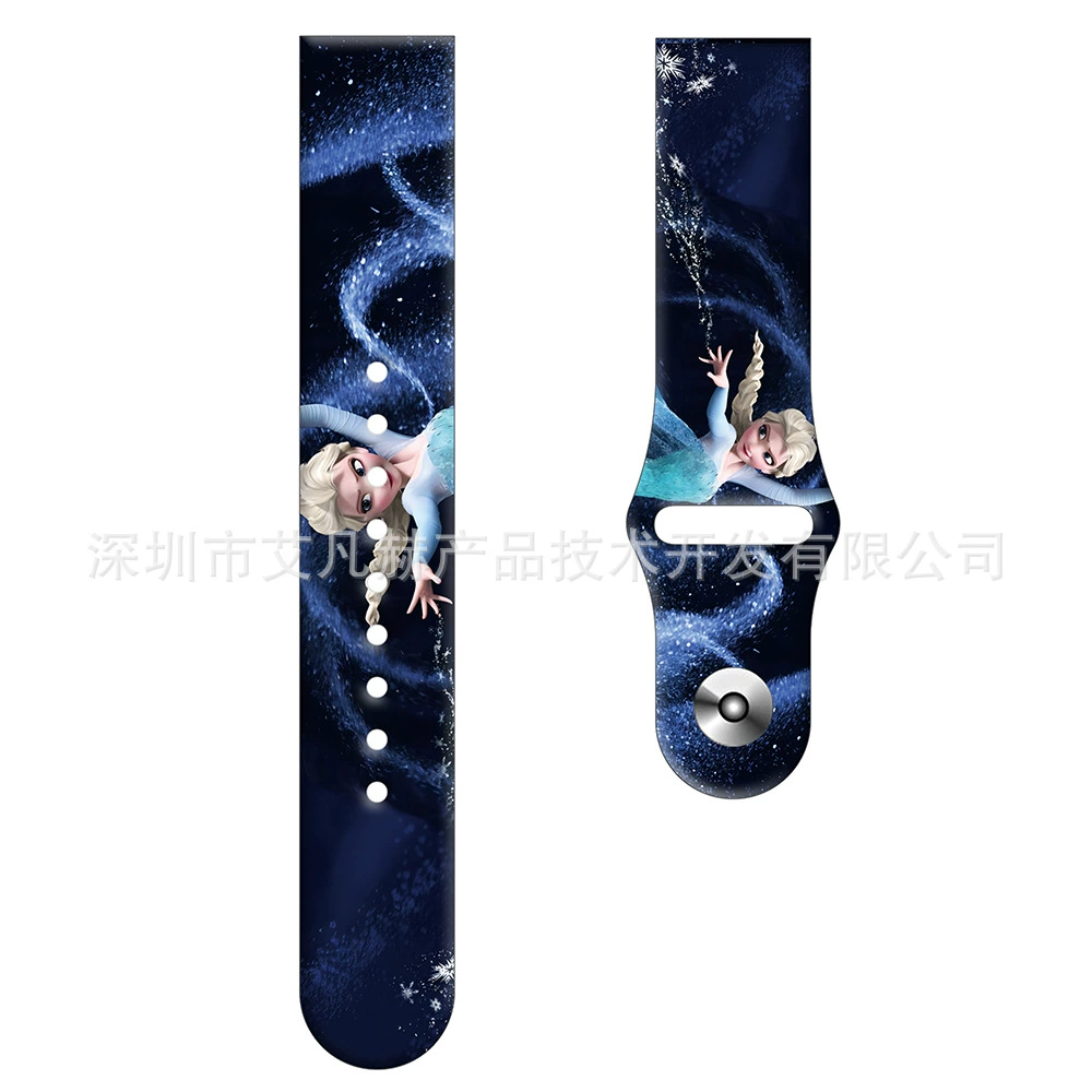 Samsung, huawei, силиконовый ремешок для часов, 22мм, «Frozen»