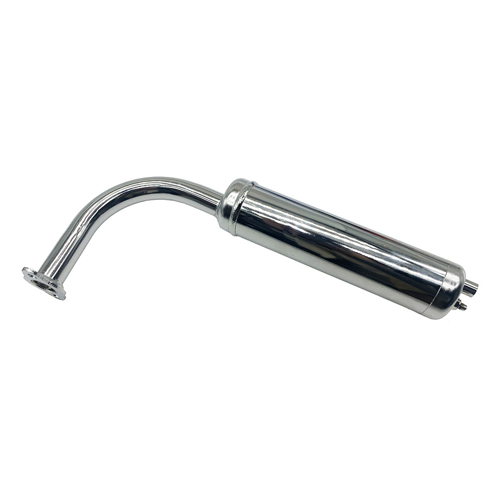 Mini Bicycle Accessories Two-Stroke Engine 49Cc 60Cc 80Cc Exhaust Pipe Silencer Smoke Pipe Iron Exhaust