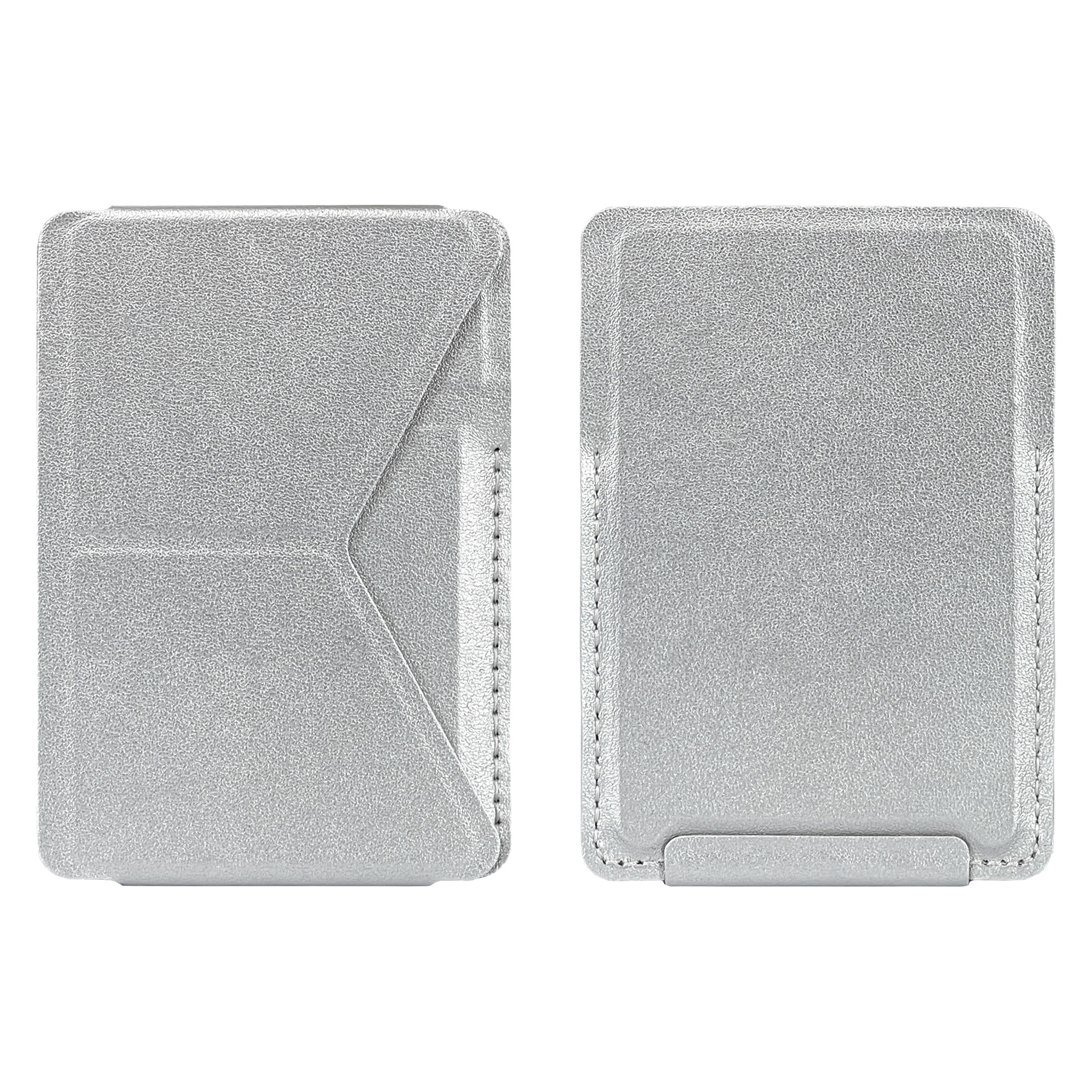 Soporte de bolsa de tarjeta de teléfono móvil de cuero PU magnético plegable para escritorio adecuado para productos de la serie Apple IPHONE que pueden imprimir LOGO