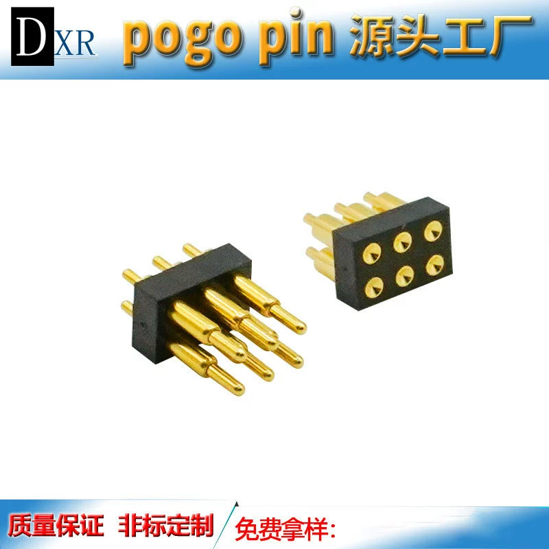 Персонализированный POGOPIN пружинная игла соединитель Bluetooth гарнитуры проводящая игла позолоченная медная игла 6pin общий место док-станция